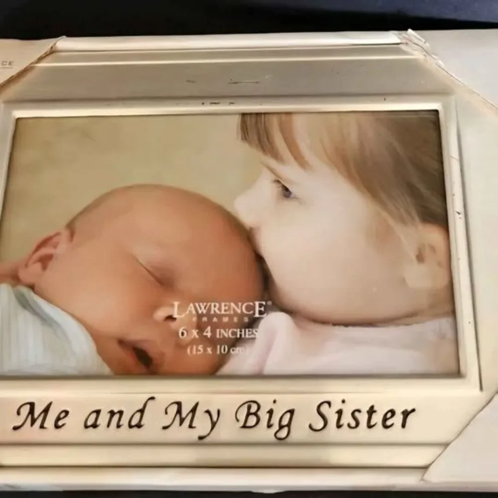 LAWRENCE FRAMES 4x6 Silver Picture Frame - Me and My Big Sister